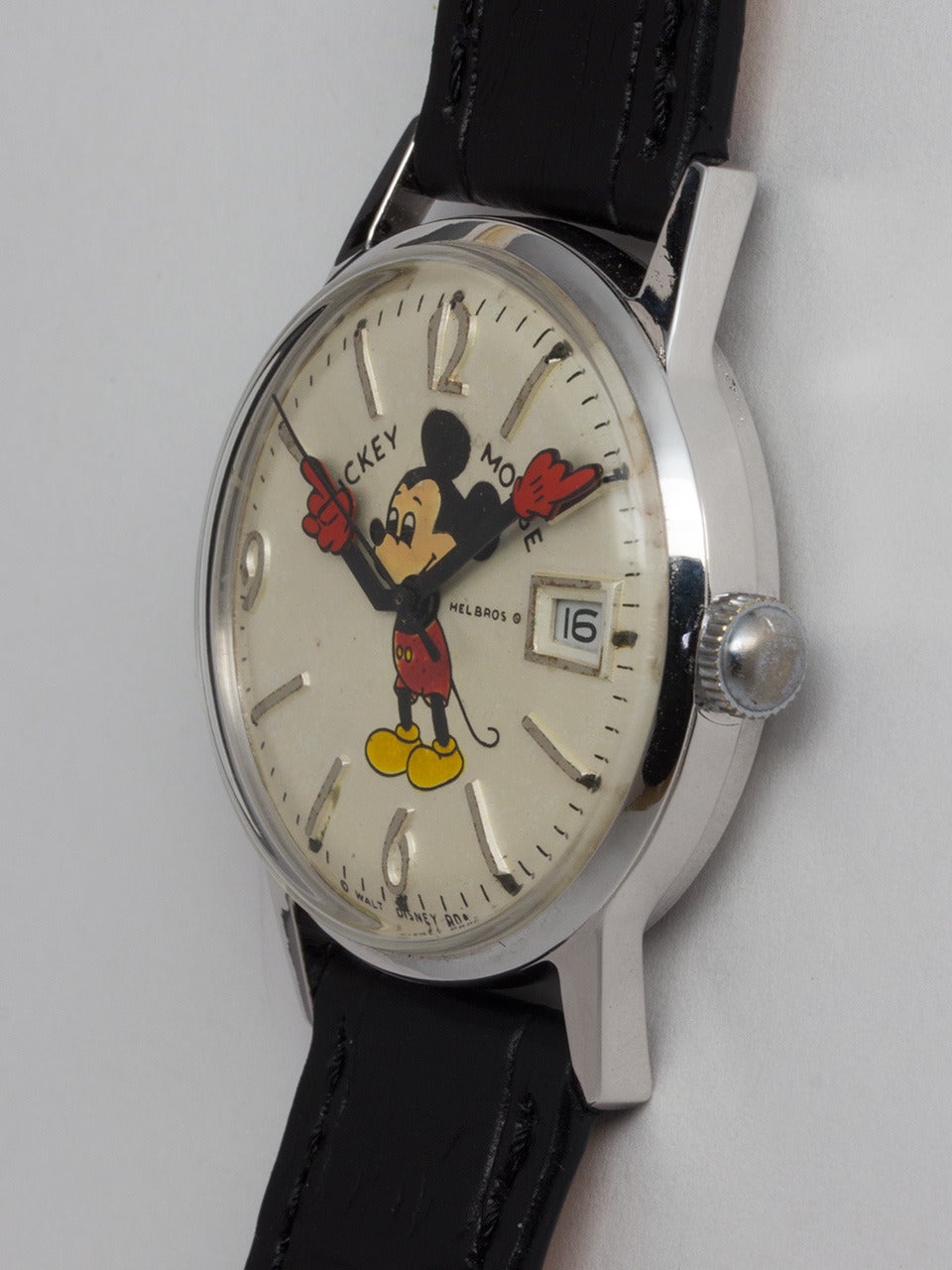 helbros mickey mouse watch