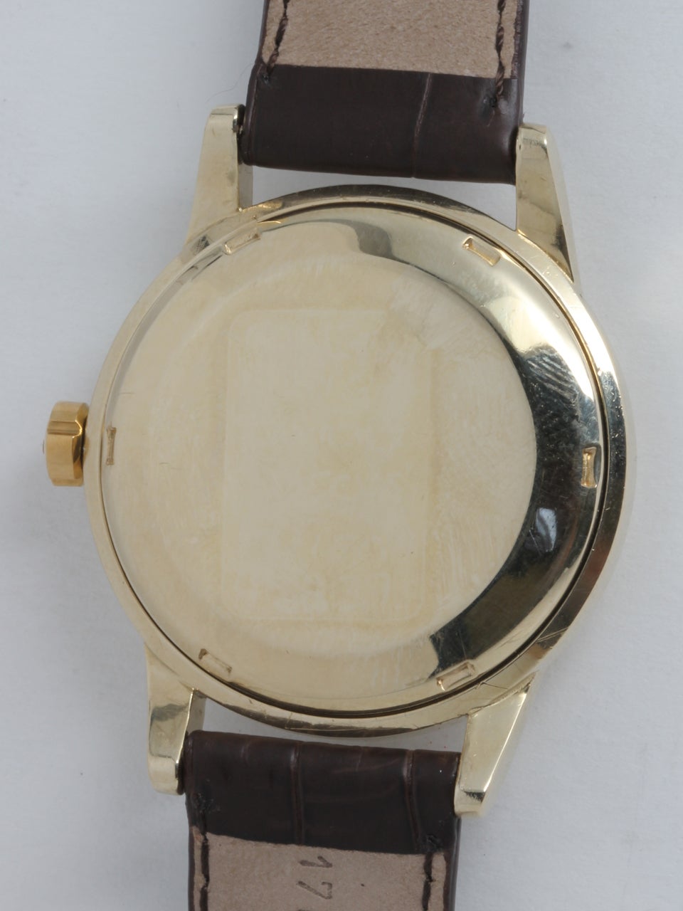 Omega Yellow Gold Seamaster Automatic Wristwatch circa 1952 at 1stDibs