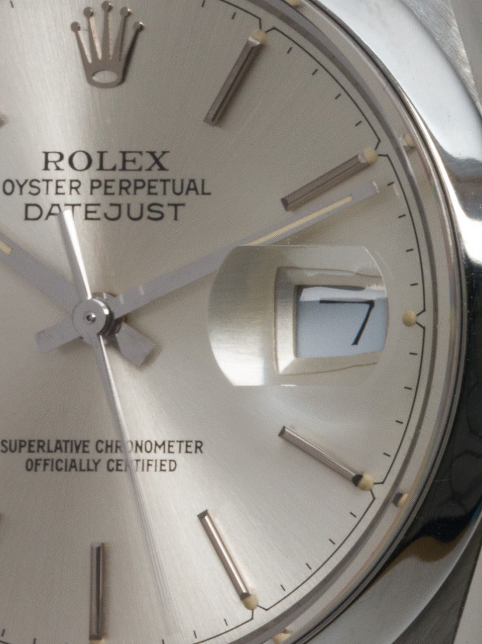 Rolex Stainless Steel Datejust Wristwatch Ref 16030 circa 1987 In Excellent Condition In West Hollywood, CA