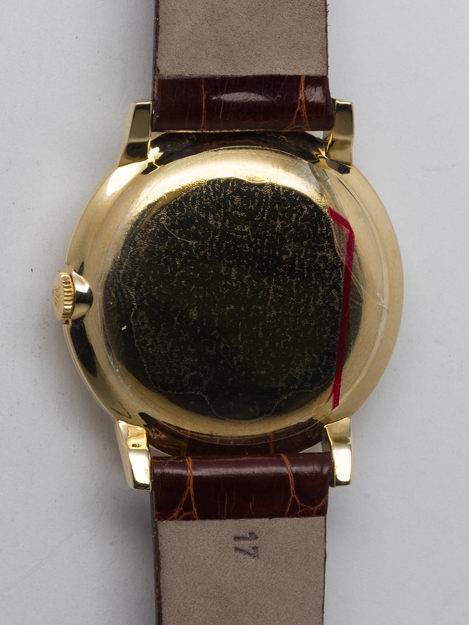 Men's Rolex Yellow Gold Dress Wristwatch circa 1950s