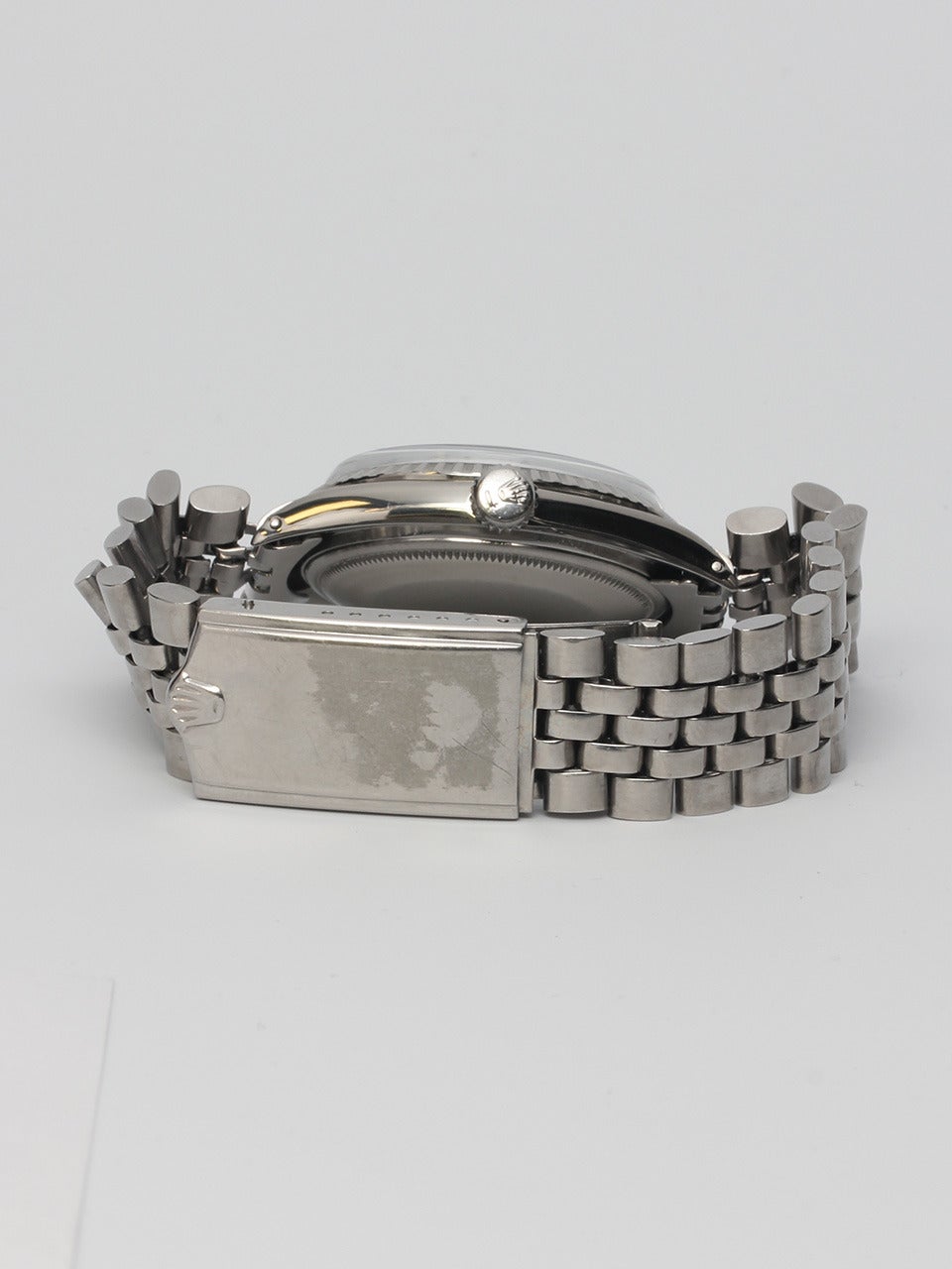 Men's Rolex Stainless Steel Datejust Wristwatch Ref 1603 circa 1963