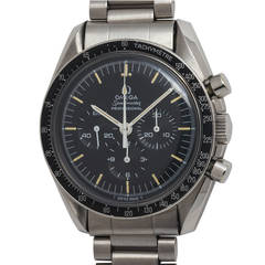 Omega Stainless Steel Speedmaster Pre-Moon Wristwatch Ref 145.022 circa 1969