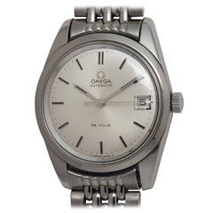 Omega Stainless Steel Automatic DeVille Wristwatch circa 1966