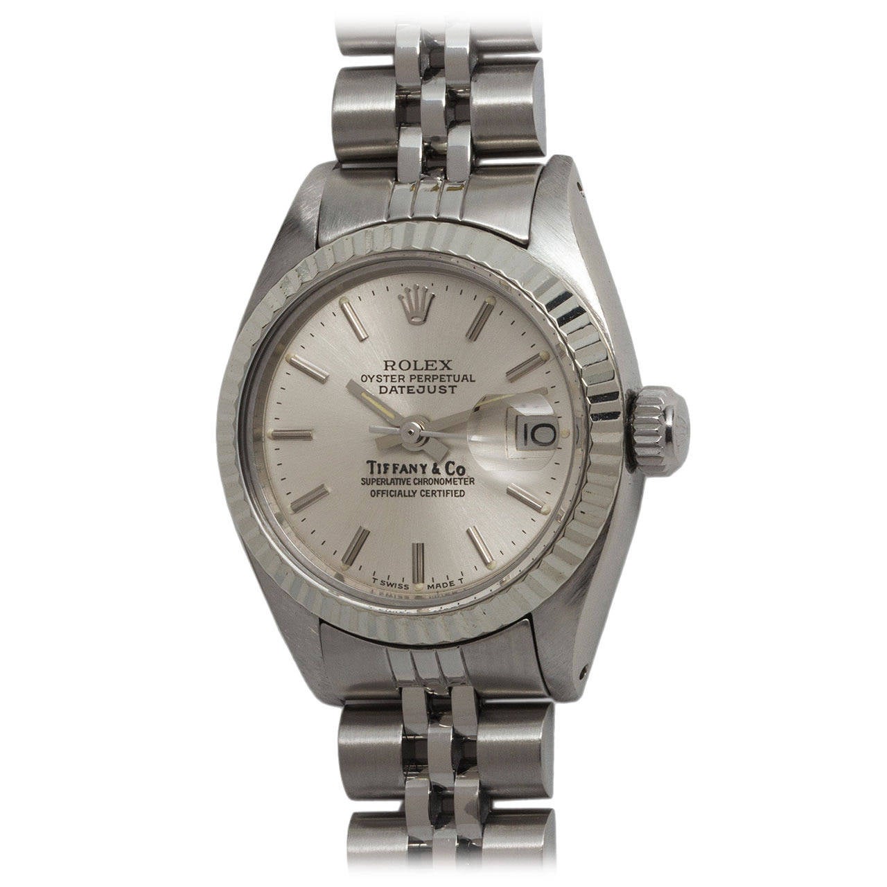 rolex datejust tiffany and co
