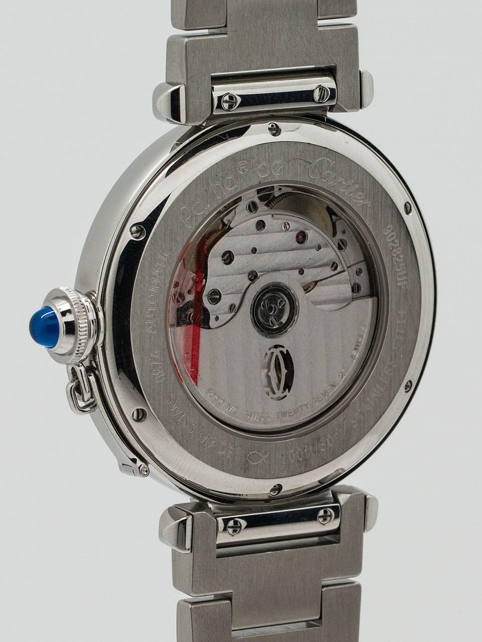 Men's Cartier Stainless Steel Pasha C Wristwatch Ref W31072M7 