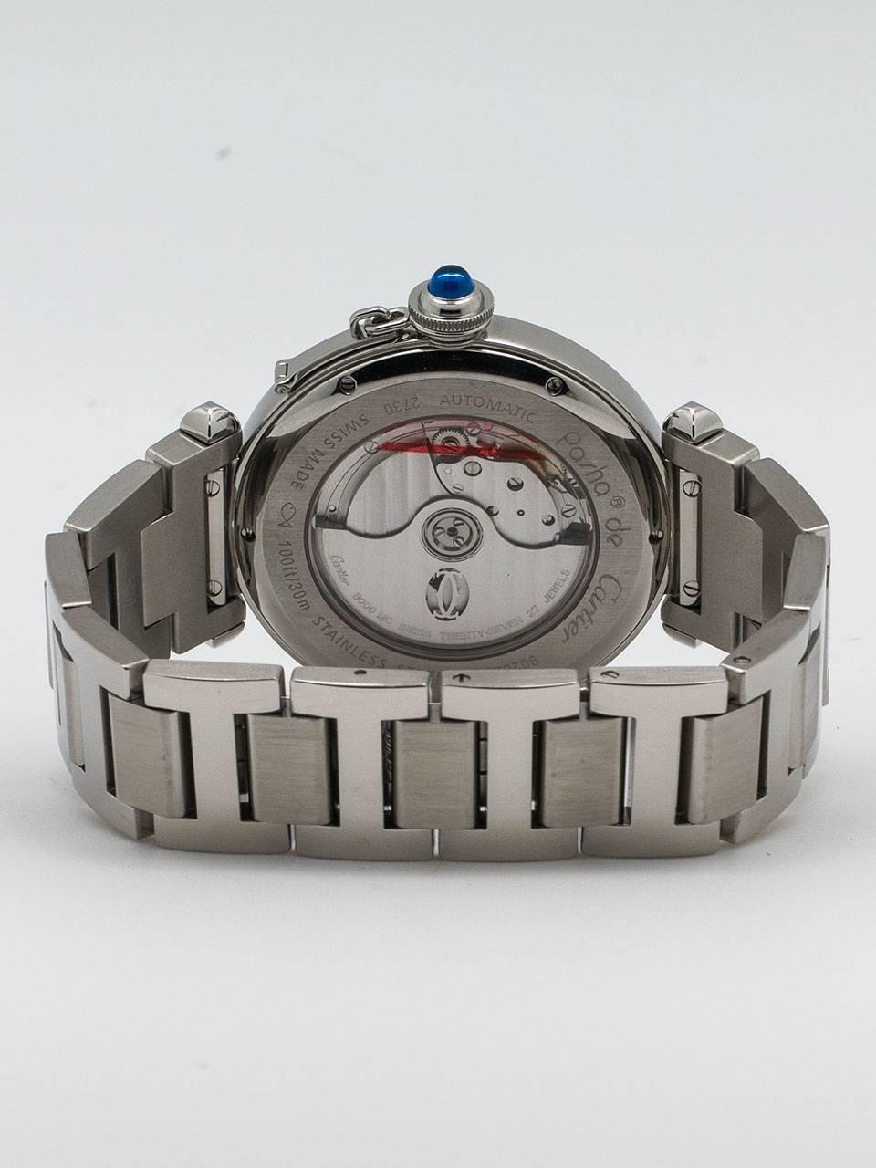 Cartier Stainless Steel Pasha C Wristwatch Ref W31072M7  1