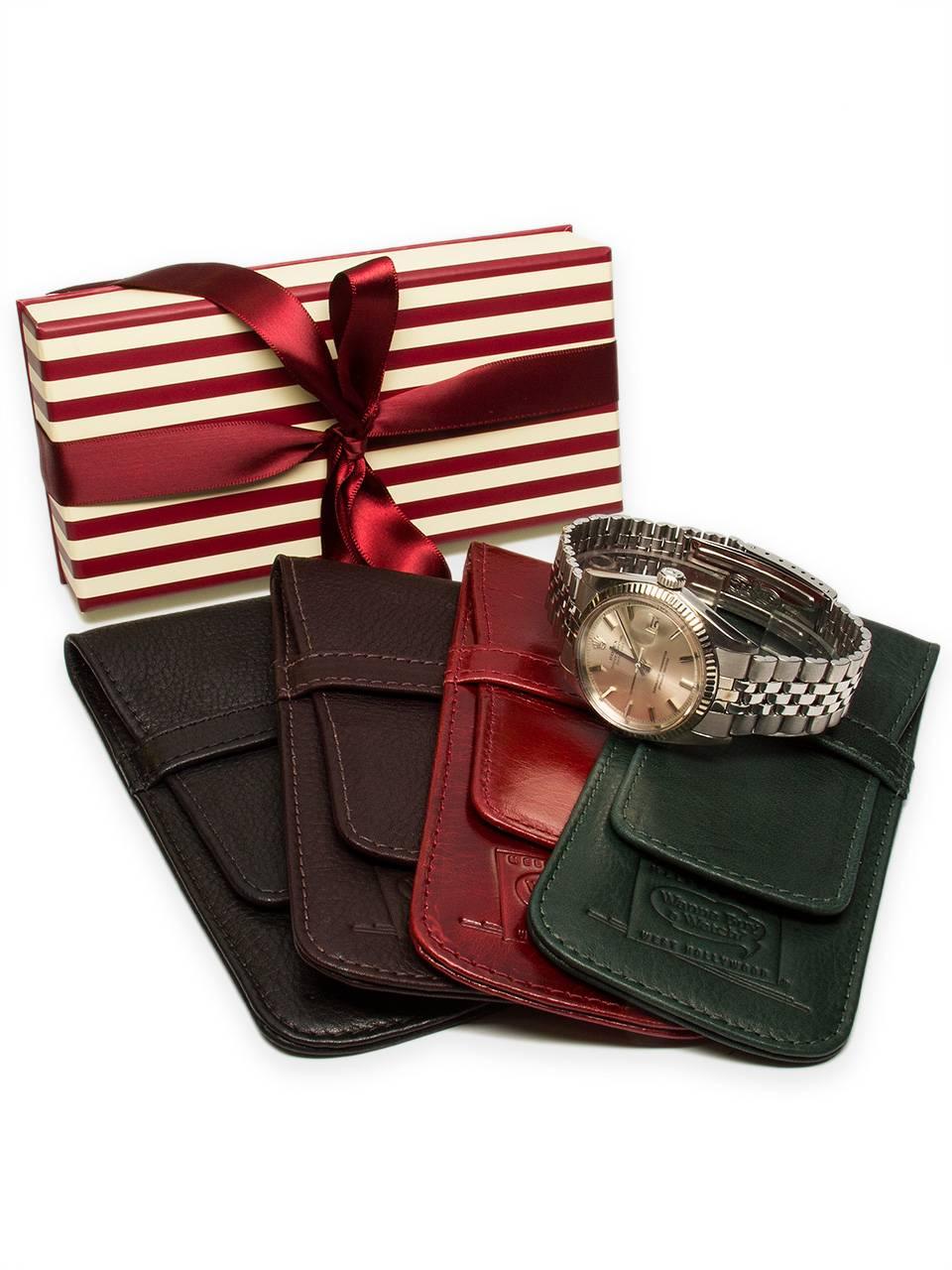 Cartier Vermeil Wood Tank Louis Wristwatch 1