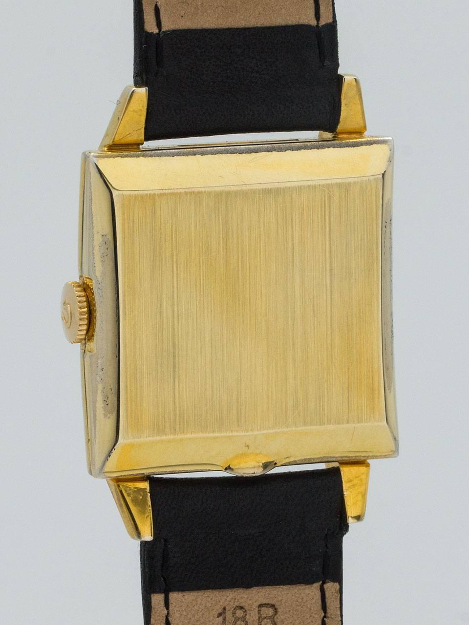 Men's Omega Yellow Gold Filled Automatic Dress Wristwatch ref 6253 circa 1956