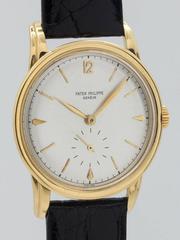 Patek Philippe Yellow Gold Dress Wristwatch ref 2452