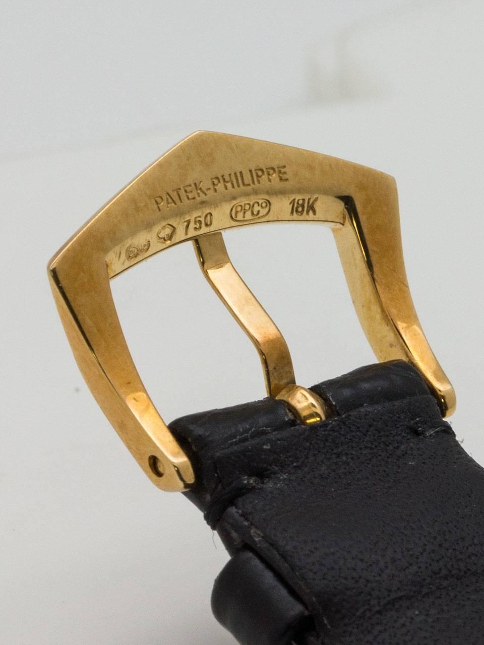 Women's or Men's Patek Philippe Yellow Gold Wristwatch Ref 1596