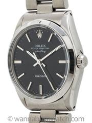 Rolex Stainless Steel Airking Oyster Perpetual Automatic Wristwatch 1988