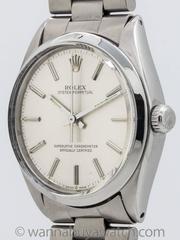 Rolex Stainless Steel Oyster Perpetual Wristwatch circa 1986