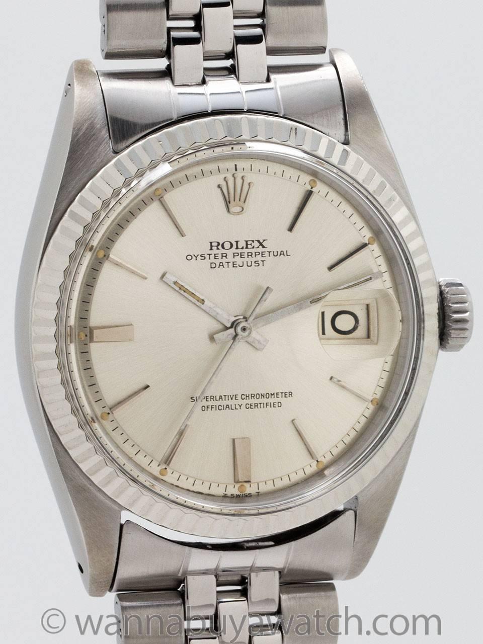 Modern Rolex Stainless Steel Datejust Automatic Wristwatch circa1966
