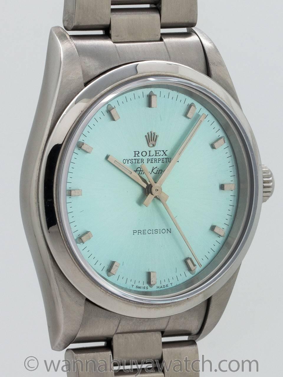 Modern Rolex Stainless Steel Oyster Perpetual Automatic Wristwatch 1996