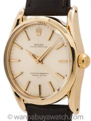 Rolex 14K YG Bombe ref 1011 circa 1964