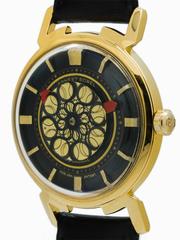 Borel Yellow Gold Stainless Steel Manual Wind Cocktail Wristwatch circa 1960s