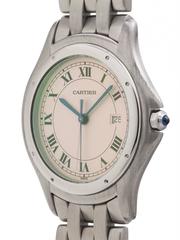 Cartier Stainless Steel Cougar Quartz Wristwatch circa 1980s