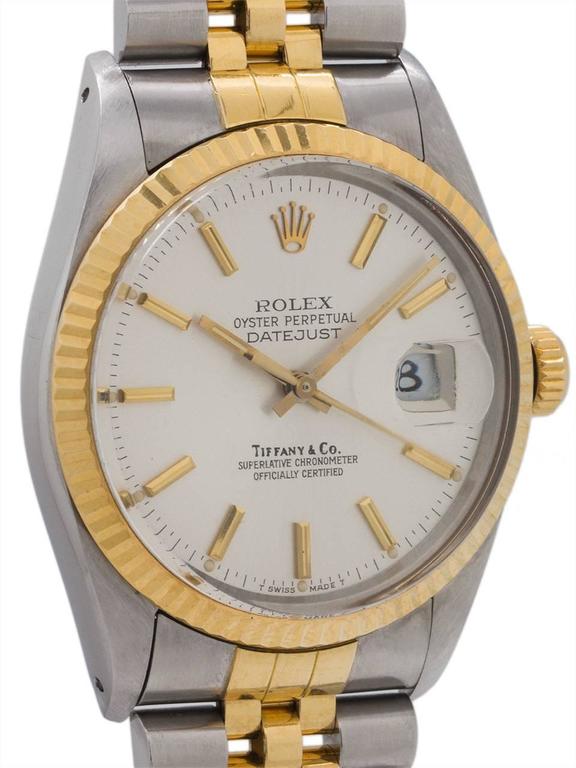 rolex datejust tiffany and co