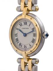 Cartier Ladies Yellow Gold Stainless Steel Vendome Panther Quartz Wristwatch