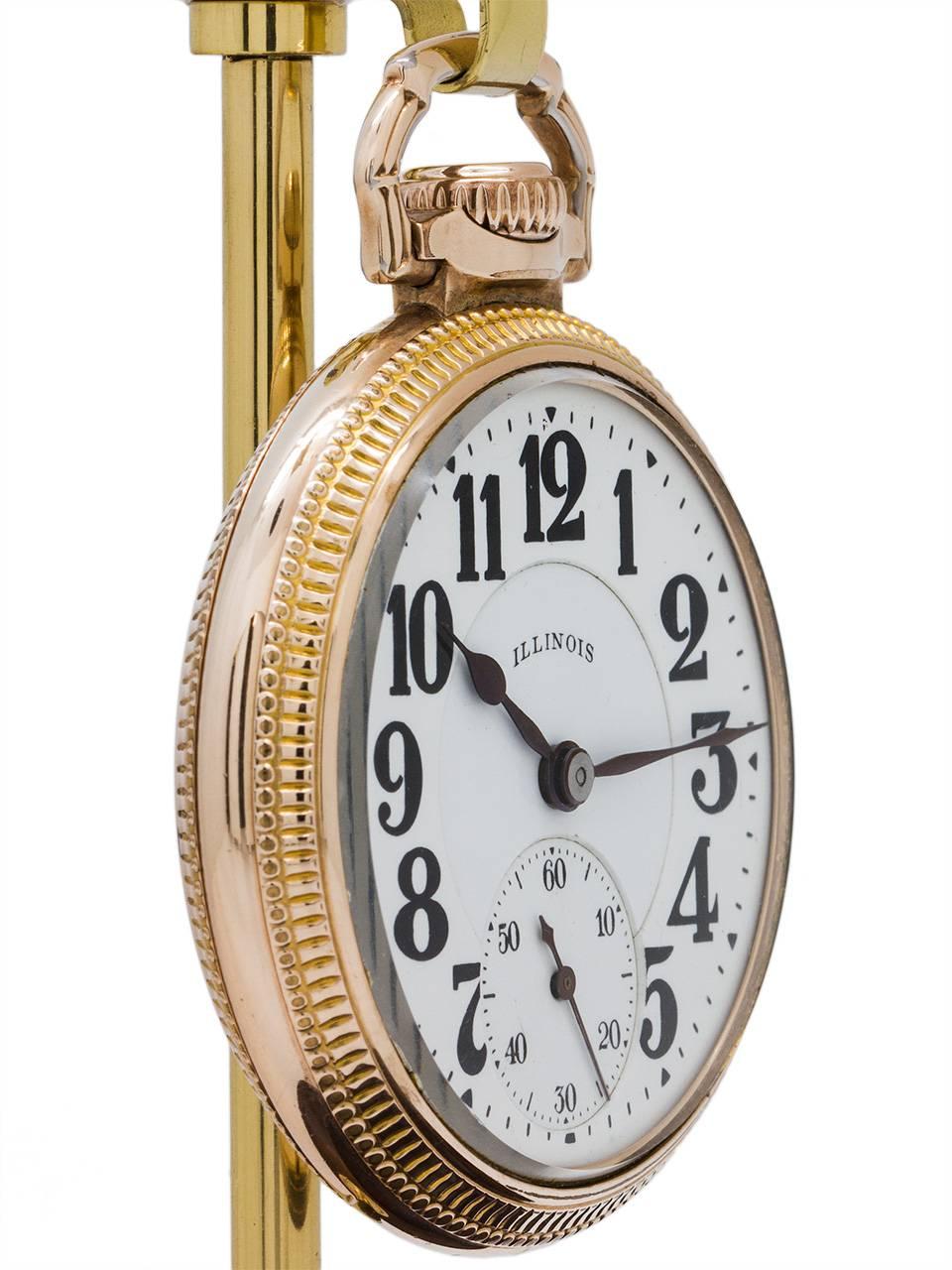 illinois bunn special 21 jewel pocket watch