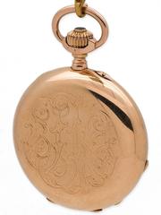 Henry Moser Yellow Gold Hunting Case Pocket Watch, circa 1900