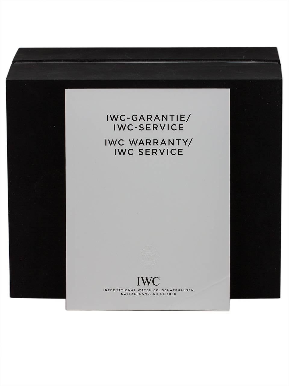 IWC Stainless Steel Portofino Chronograph Automatic Wristwatch Ref IW391008 5