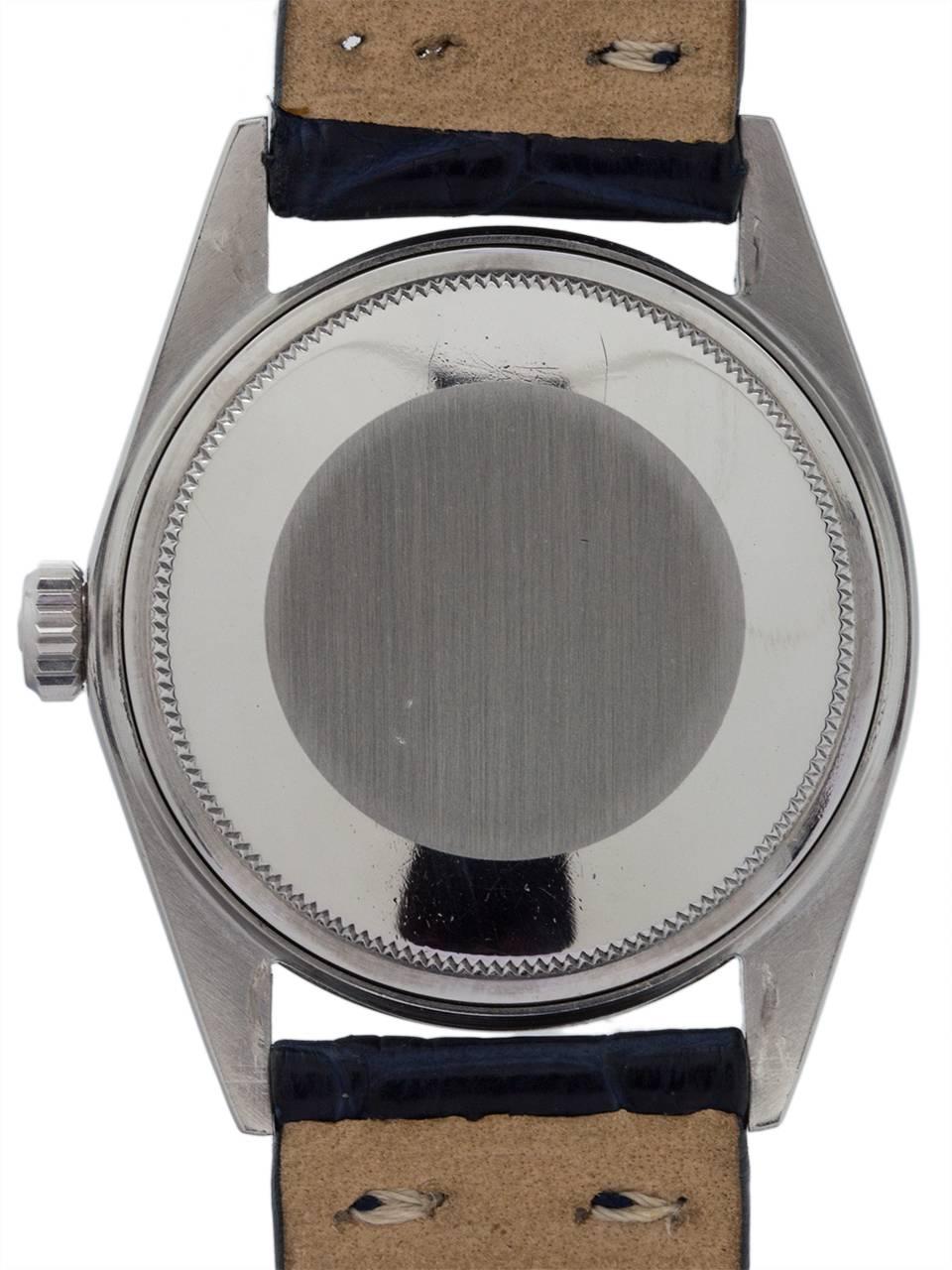 Men's Rolex Stainless Steel Datejust Wristwatch Ref 1603, circa 1970