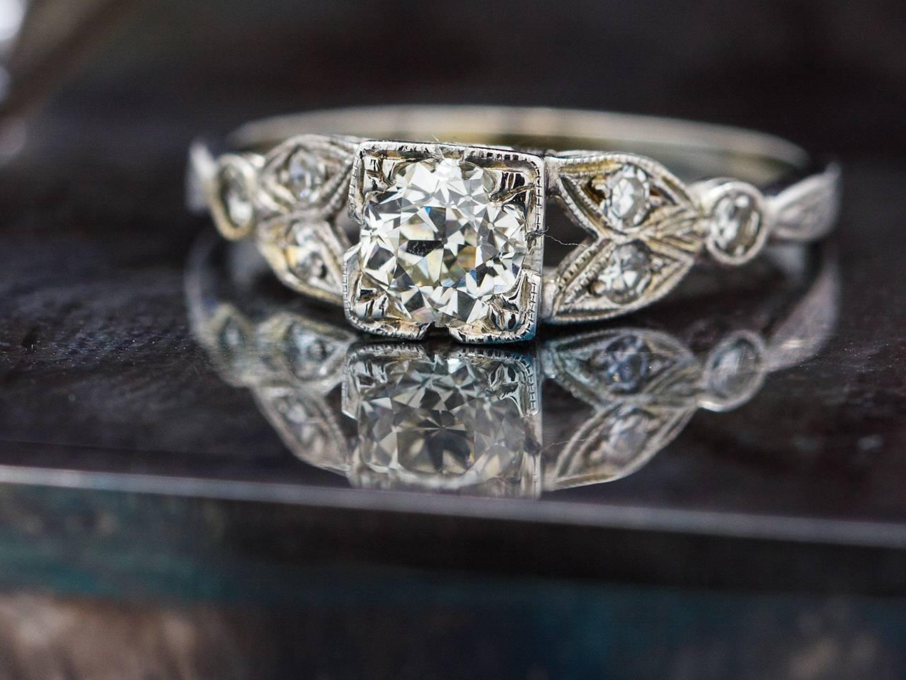 1930s diamond engagement ring