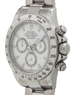 Rolex Daytona Stainless Steel Ref 116520 Box and Papers, circa 2012