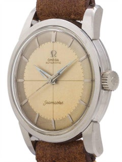 Omega Stainless Steel Seamaster Ref# 2848 Automatic Wristwatch, circa 1956