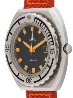 Eberhard & Co. Stainless Steel Diver's Automatic Wristwatch, circa 1970s