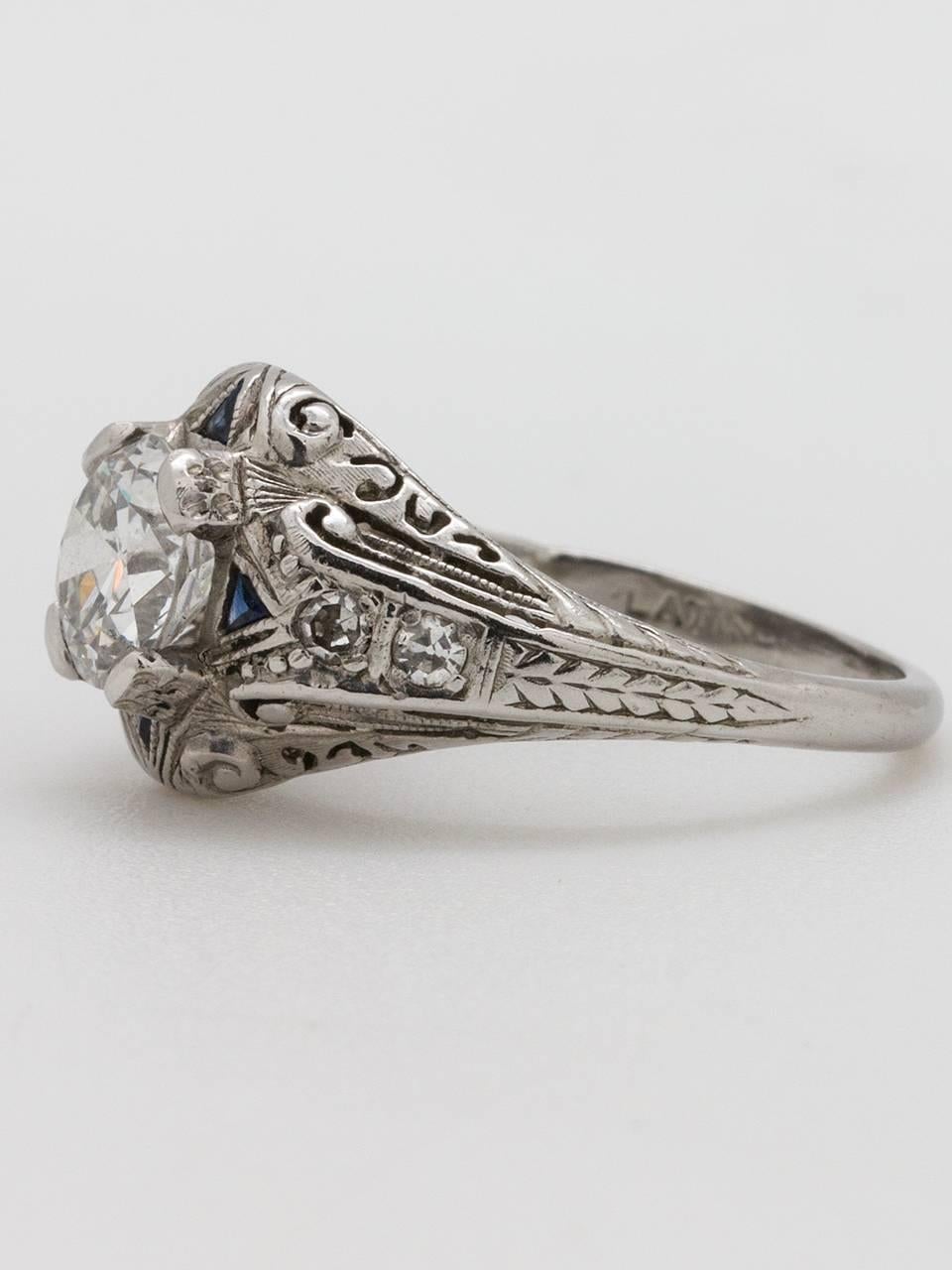 1920s art deco engagement rings