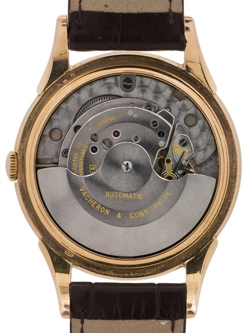 Vacheron & Constantin Rose Gold Automatic Wristwatch circa 1959   1