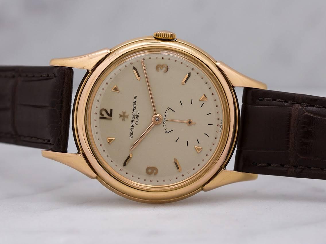 Vacheron & Constantin Rose Gold Automatic Wristwatch circa 1959   3