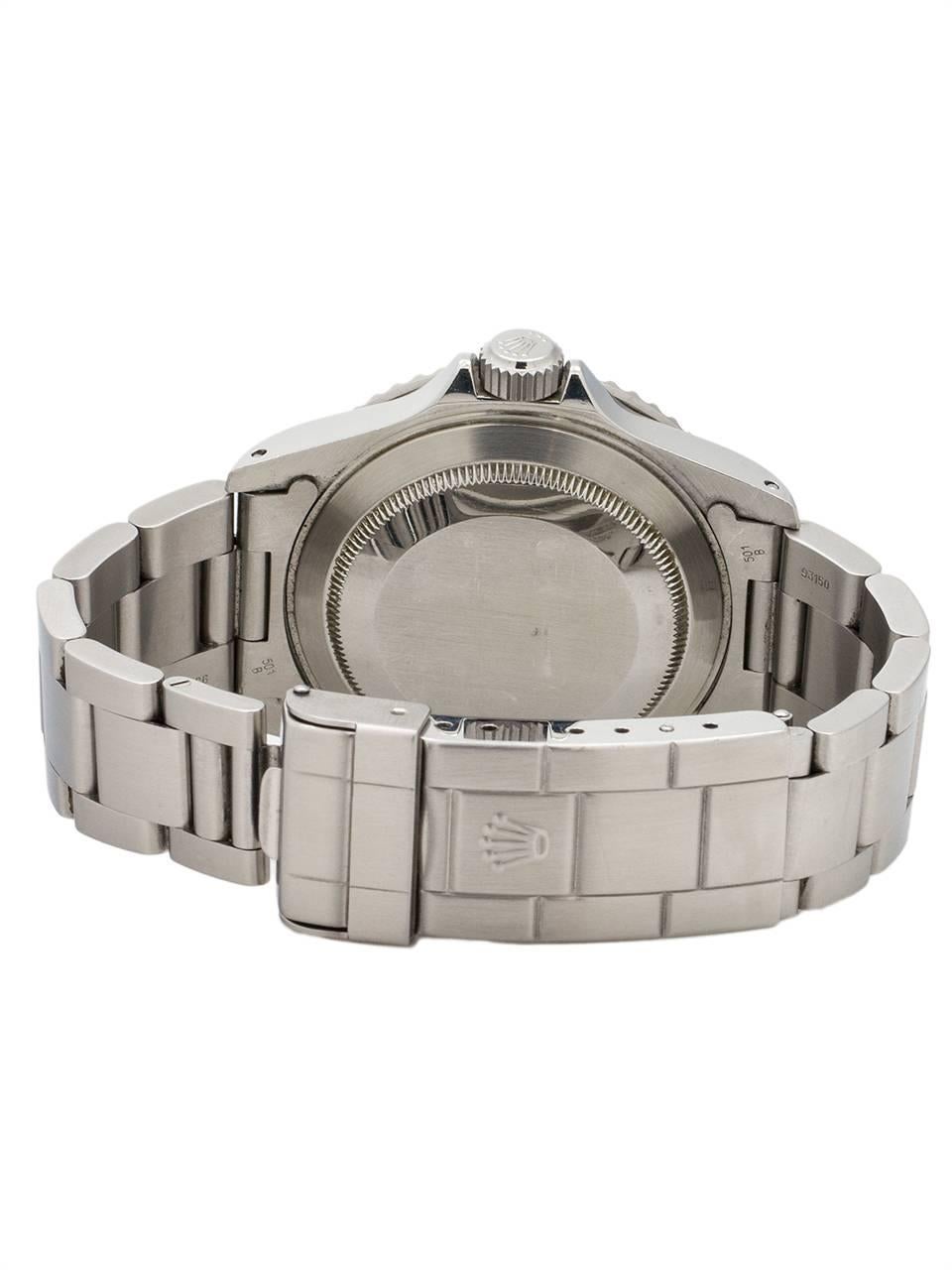 Men's Rolex Stainless Steel Submariner Automatic Wristwatch Ref 14060, circa 2000