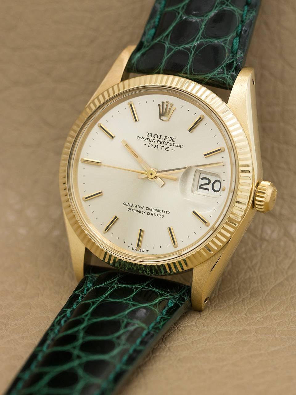 Rolex Yellow Gold Oyster Perpetual Automatic Wristwatch Ref 1503, circa 1972 1