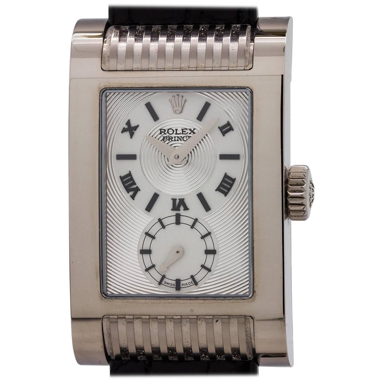 Rolex White Gold Cellini Prince Manual Wind Wristwatch Ref 5441/9, circa 2010 For Sale