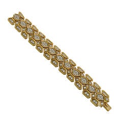 Bertina Diamond Gold Bracelet