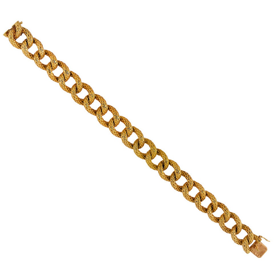 Cartier Gold Link Bracelet