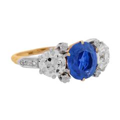 J.E. Caldwell & Co. Kashmir Sapphire Engagement Ring