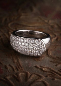 Cartier, Diamantring aus 18-karätigem Gold, Zertifikat