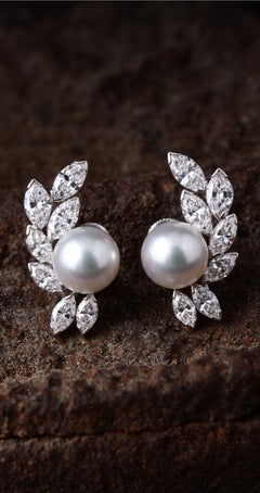 Oscar Heyman, Platinum Diamond Earrings, Certificate