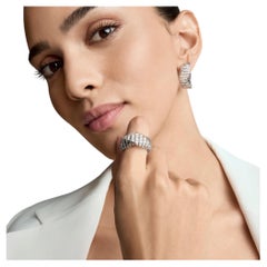 Ferri Firenze, 18K CRESCENDO White Gold Diamond Ring