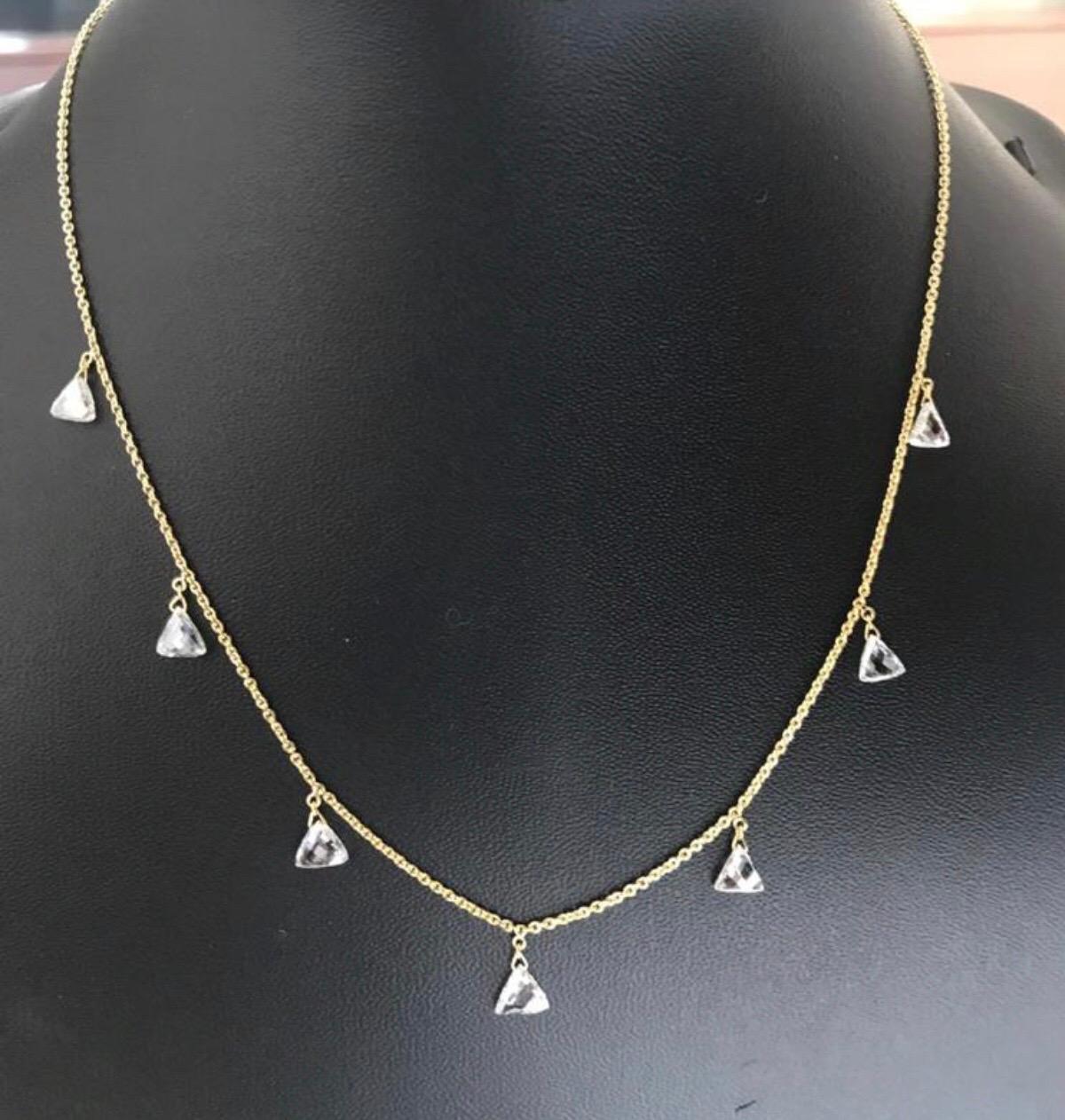 Women's or Men's PANIM 18 Karat Diamond Taviz Choker Necklace in 18K White Gold For Sale