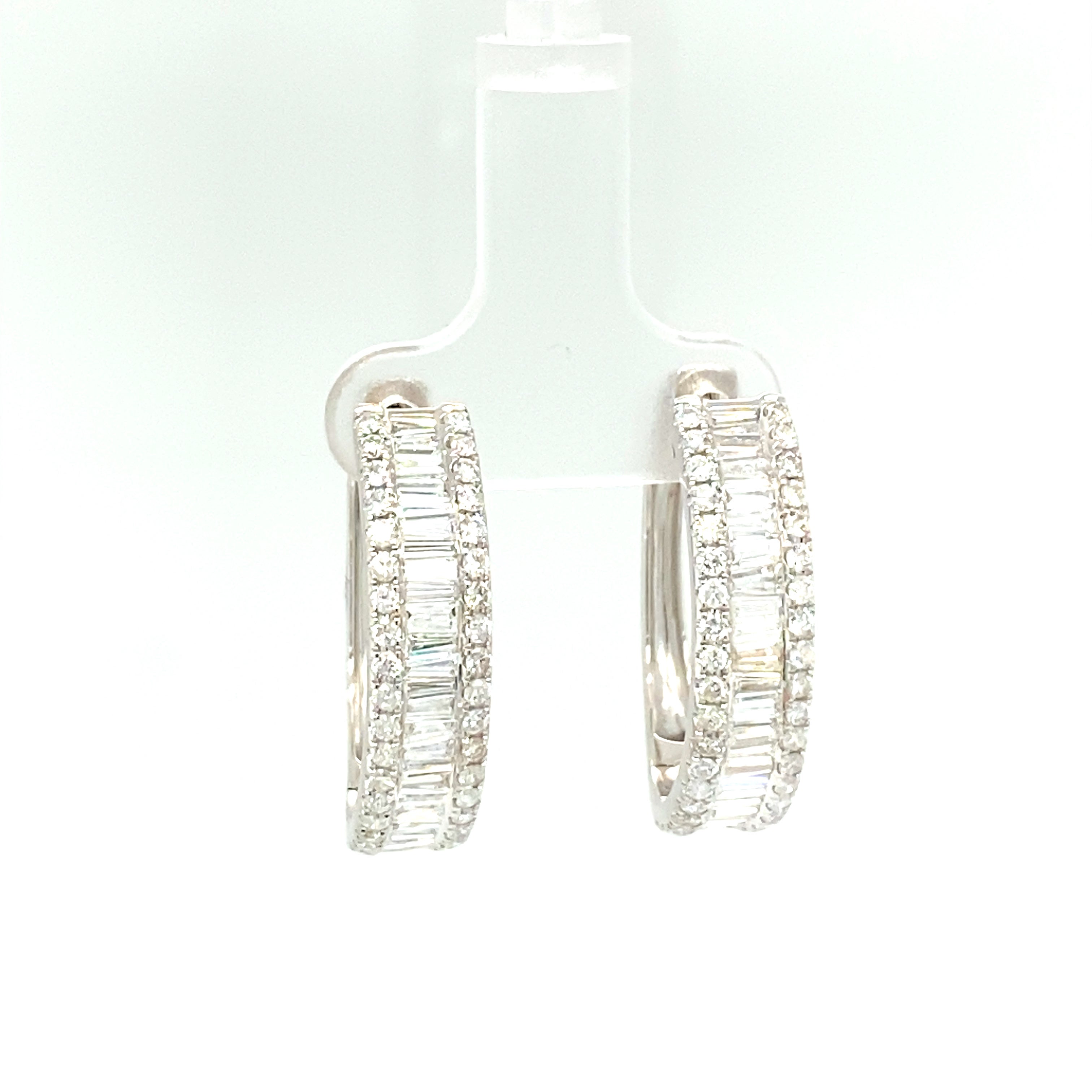 Titanium Diamond Hoop Earrings For Sale at 1stDibs titanium hoop earrings