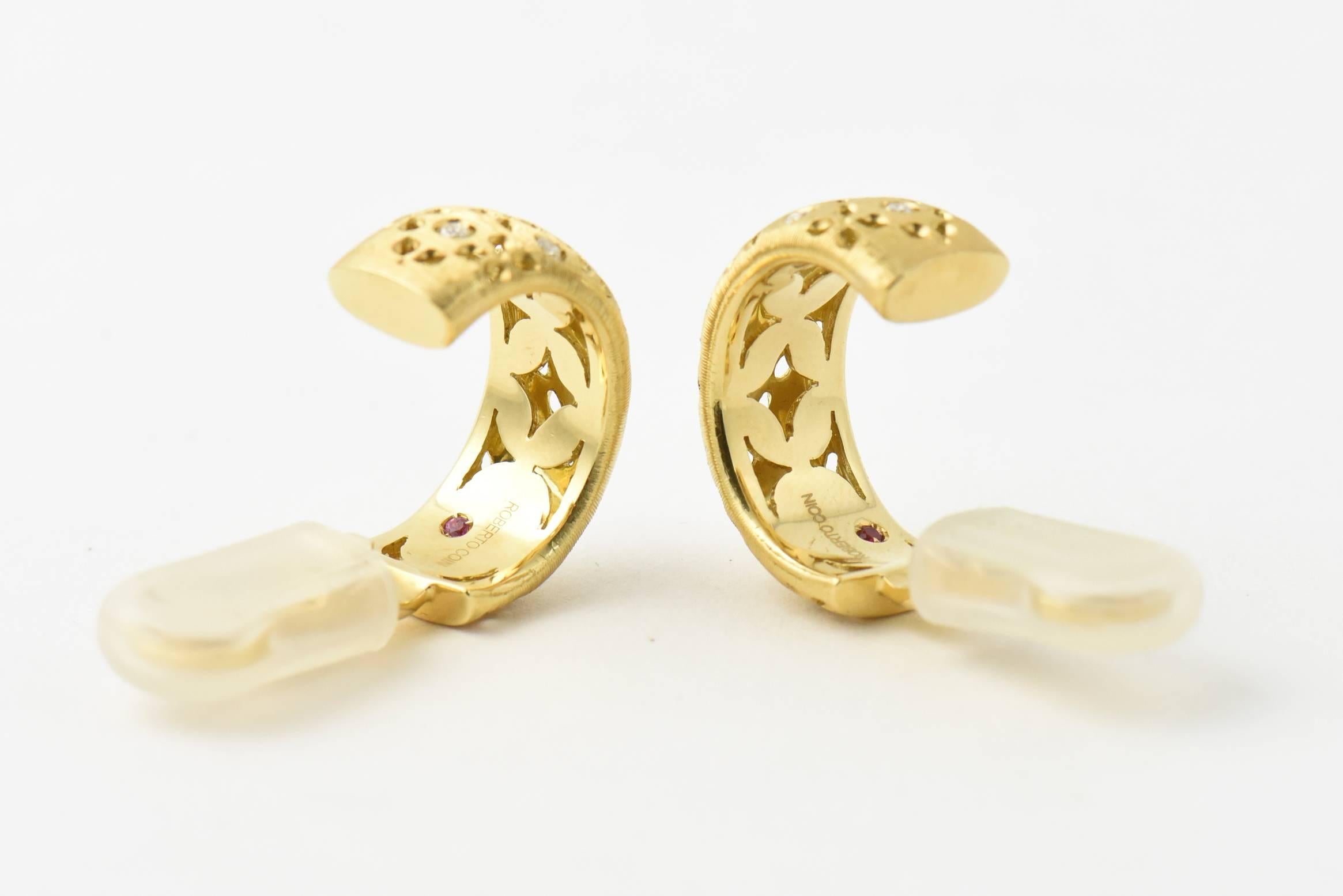 Roberto Coin Granada Diamant-Ohrringe aus Gold Damen