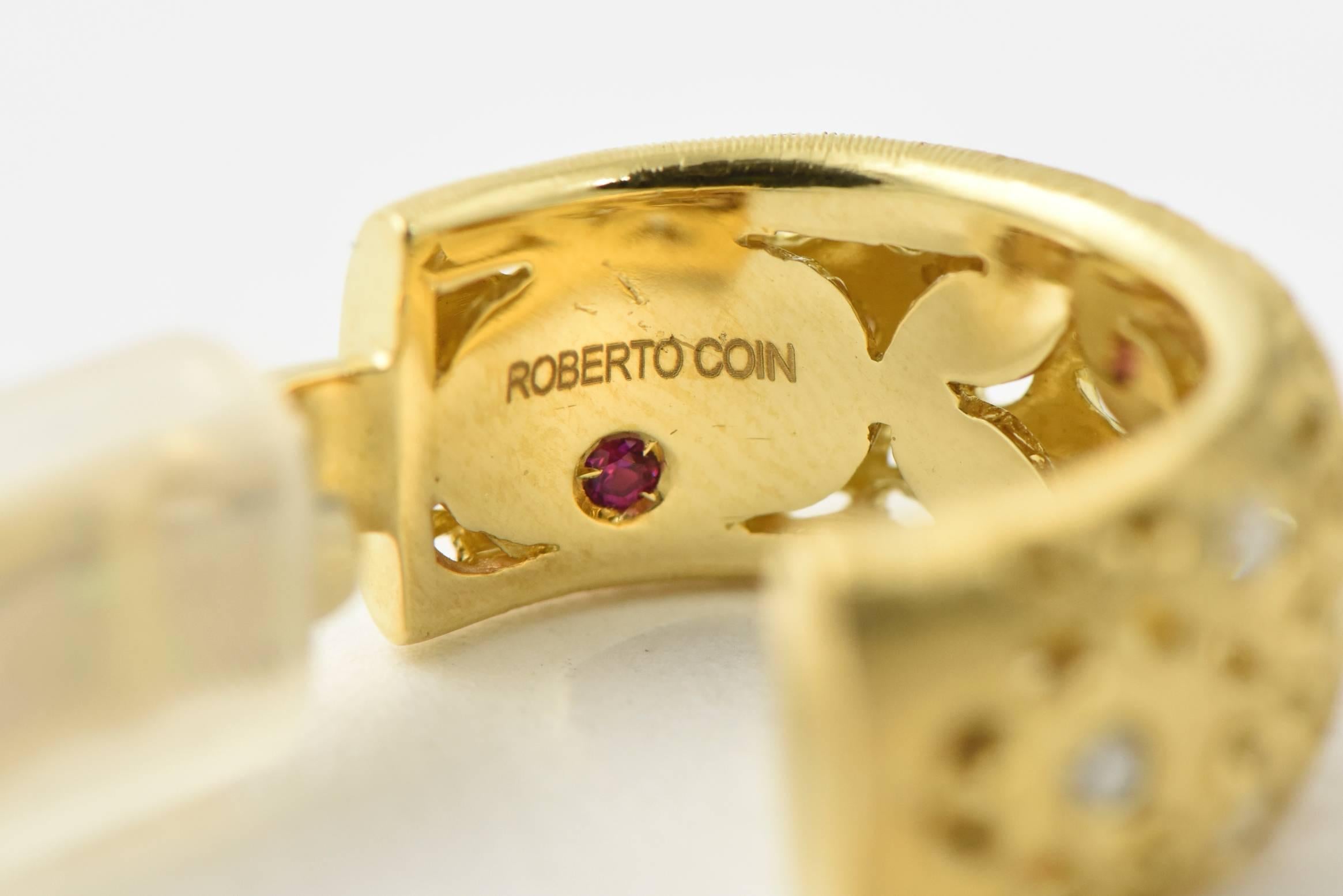 Roberto Coin Granada Diamant-Ohrringe aus Gold 2