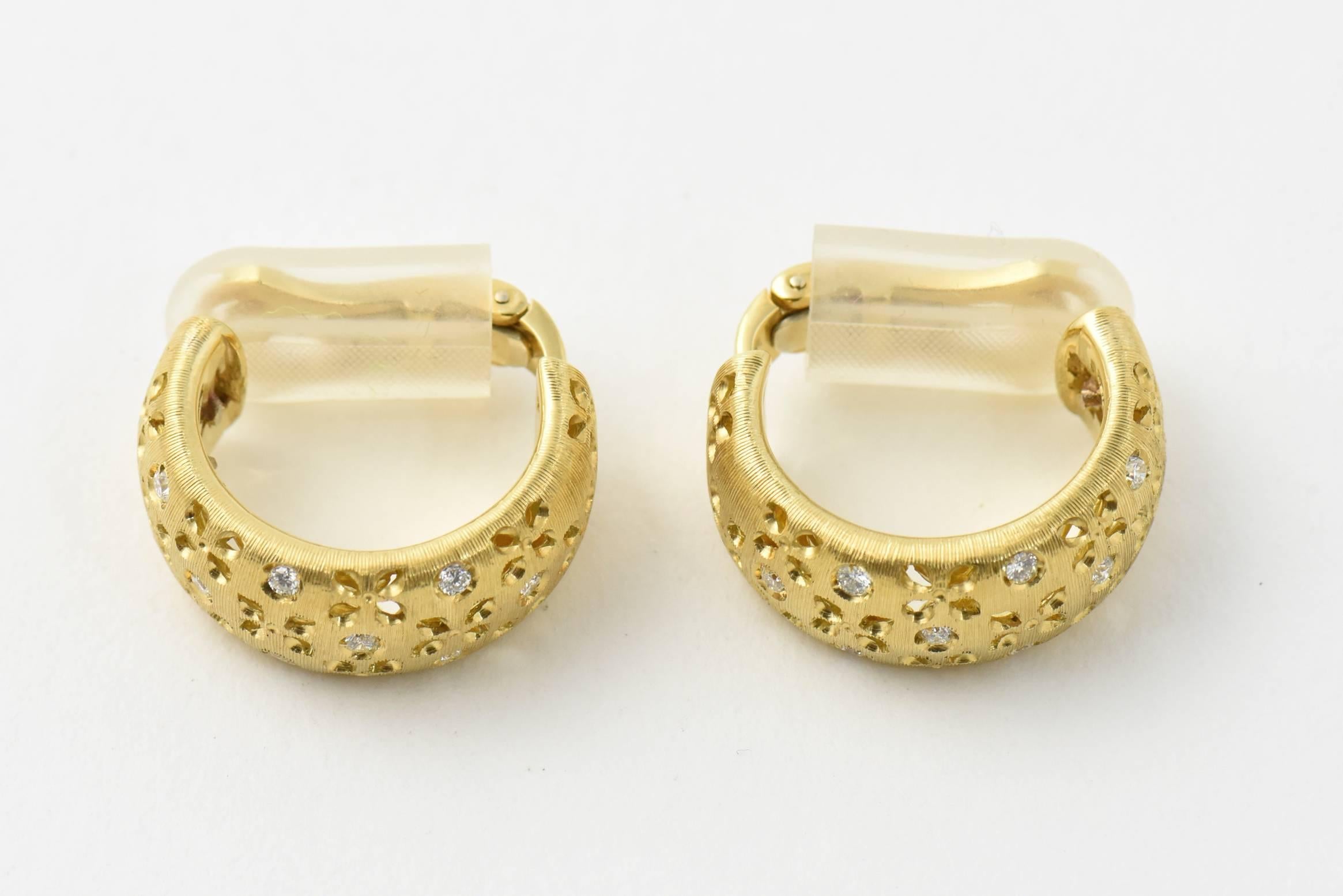 Roberto Coin Granada Diamant-Ohrringe aus Gold 4
