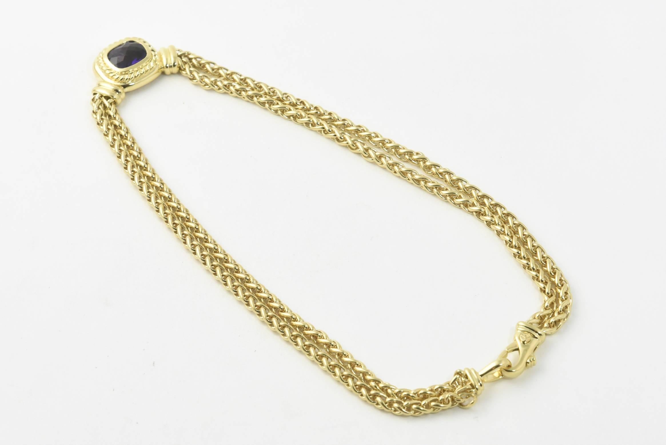 david yurman double wheat chain necklace