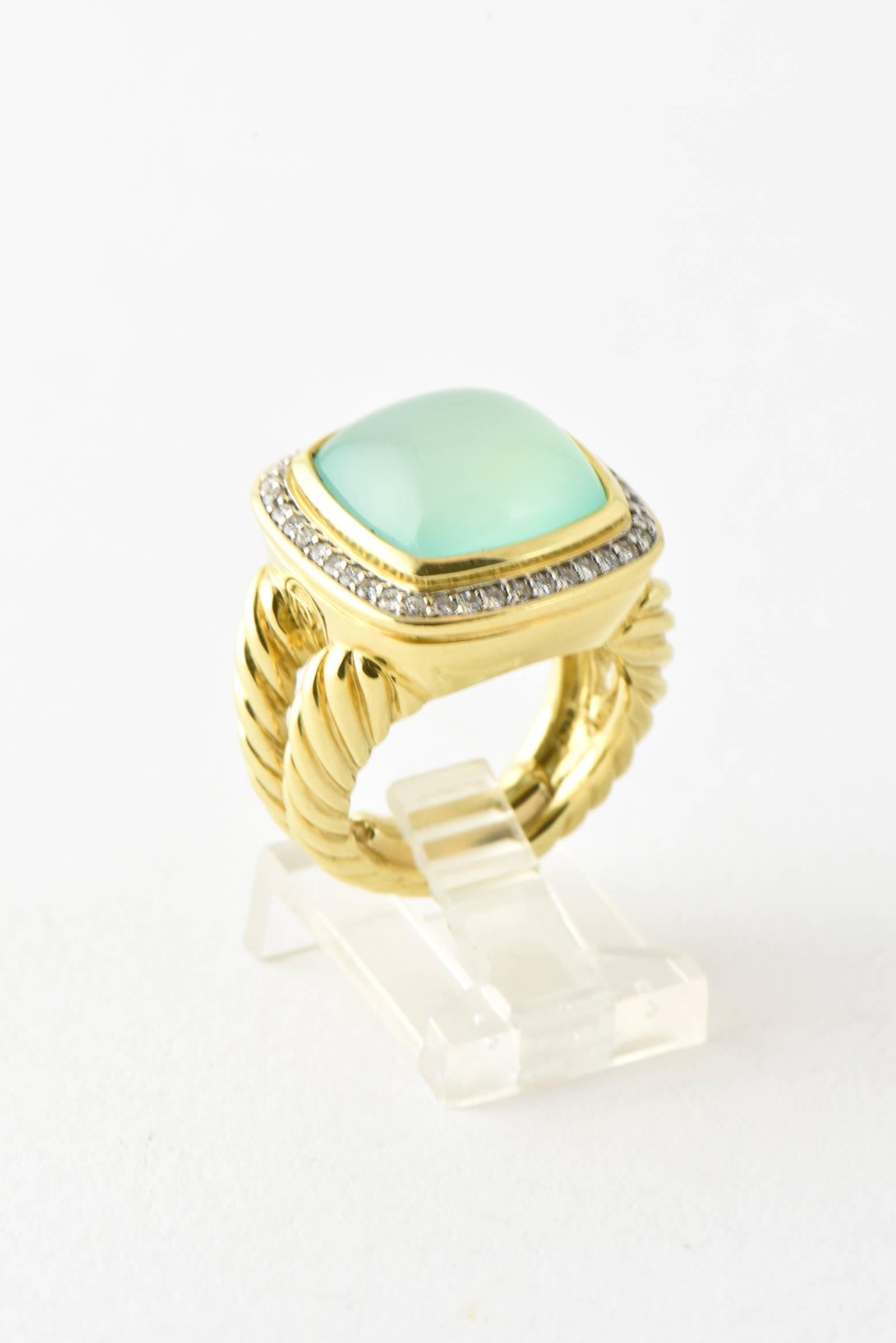 david yurman aqua chalcedony ring